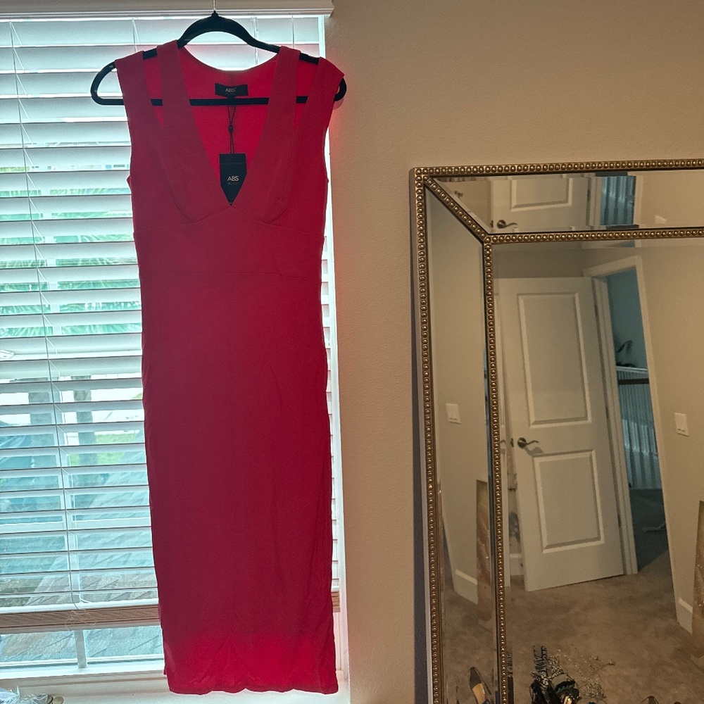 ABS allen schwartz dress